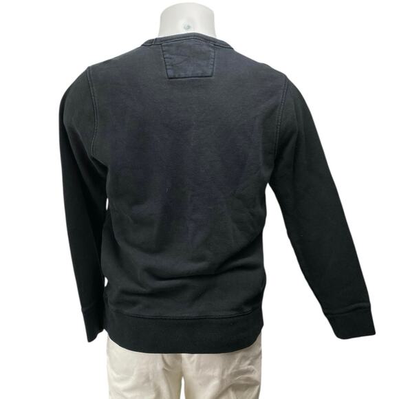 Calvin Klein Jeans Men's Black Logo Long Sleeve Crewneck Sweatshirt Top Size L - Picture 3 of 5